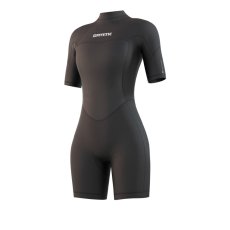 Neoprene Brand Shorty 3/2mm Flatlock Bzip Women, Black