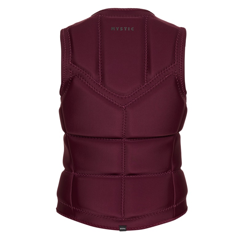 Dámská vesta Star Impact Vest Fzip Wake Women, Oxblood Red - Velikost: M