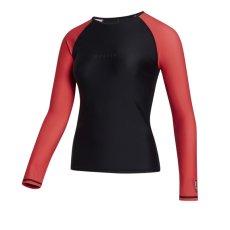 Tričko do vody Lykra Jayde L/S Rashvest, Black/Red