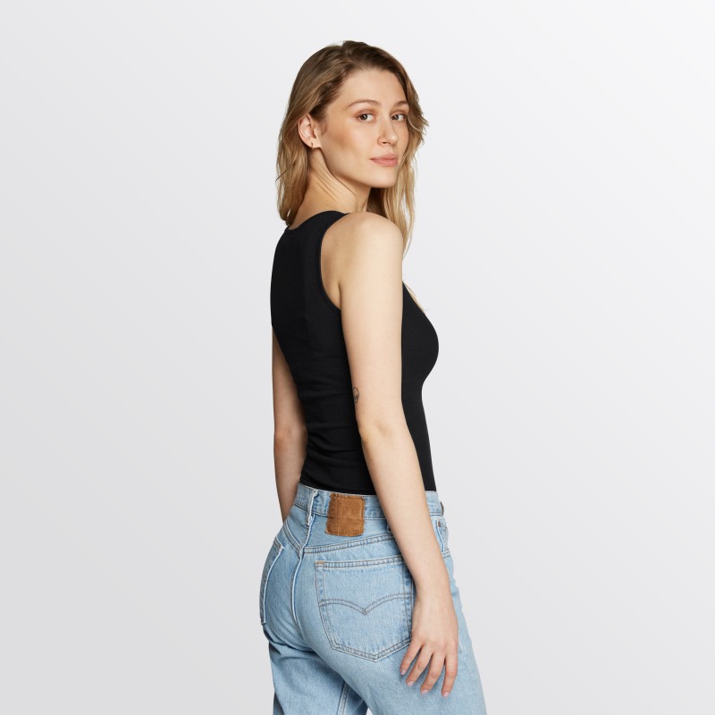 Dámské tričko Honest Singlet, Black - Velikost: XS