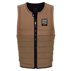 Men's vest The Dom Impact Vest Fzip Wake, Slate Brown