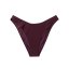 Bikiny Realm Bikini Bottom, Oxblood Red - Velikost: 36