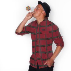 Men's Turbulence Shirt, Rio Red