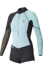 Neoprén Diva 3/2 Longarm Super Shorty Backzip, Grey
