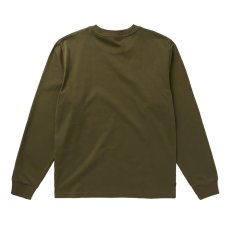 Men's T-shirt Brand L/S Tee, Dark Olive