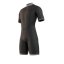 Neoprene Brand Shorty Bzip 3/2mm Flatlock, Black (Size XS)
