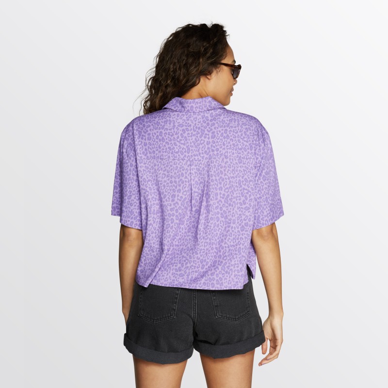 Dámské tričko Roar Shirt, Pastel Lilac - Velikost: L
