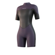Neoprén Brand Shorty 3/2mm Flatlock Wom Bzip, Deep Purple