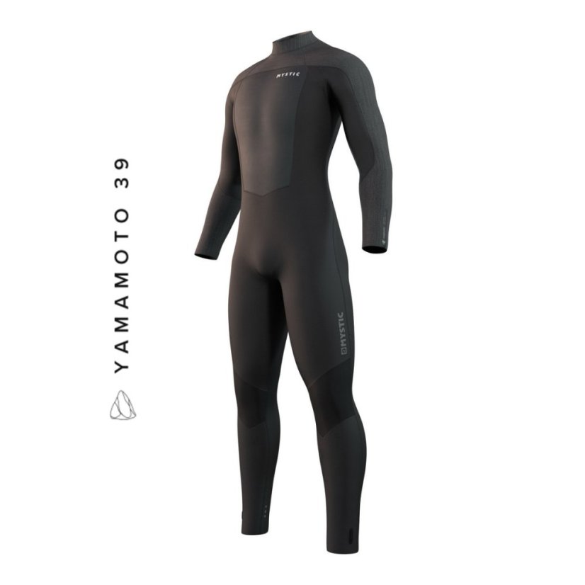 Neoprén Majestic Fullsuit 5/4mm Bzip, Black (Velikost M)
