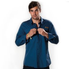Men's shirt Amplify Shirt, Denim Blue