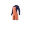 Neoprene Marshall Longarm Shorty Fzip 3/2mm, Navy/Red