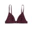 Bikiny Realm Bikini Top, Oxblood Red (Velikost 36)