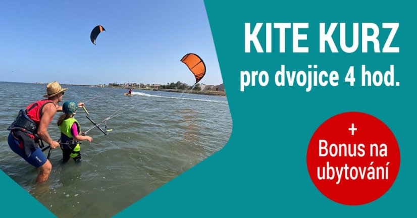 Beginner Kitesurfing Course - in a pair – 4 hours + €20 Accommodation Bonus Beginner Kitesurfing Course - in a pair – 4 hours + €20 Accommodation Bonus