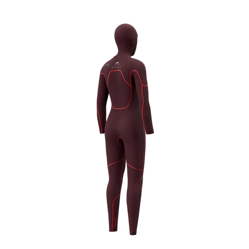 Dámský neopren Gem Fullsuit 6/4/3mm Hooded Fzip, Black - Velikost: M