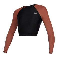 Diva LS Crop Tee, Rusty Red