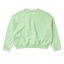 Women's Dropped Shoulder Crew Sweatshirt, Lime Green - Size: M