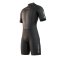 Neoprene Brand Shorty Bzip 3/2mm Flatlock, Black (Size XS)