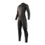 Men's neoprene Brand Fullsuit 3/2mm Fzip Flatlock, Black