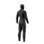 Men's Neoprene Motion Hooded Fullsuit 5/3mm Fzip, Black
