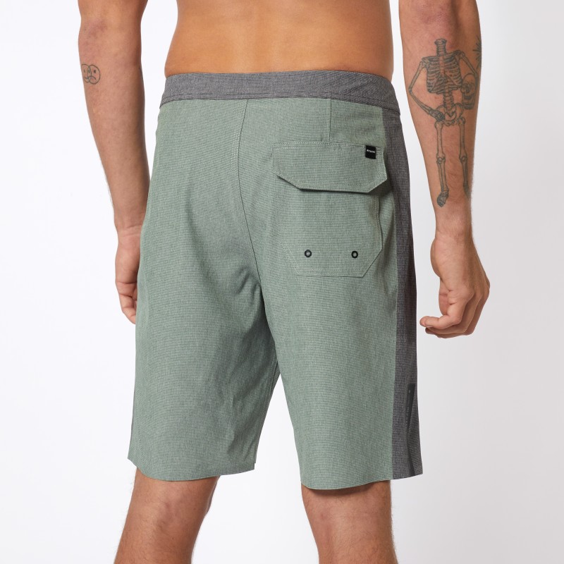 Empire High Performance Men's Boardshorts, Dark Olive