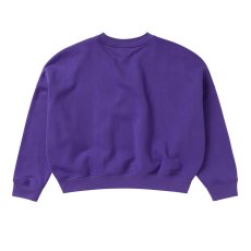 Women's Dropped Shoulder Crew Sweatshirt, Purple