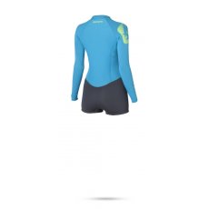 Neoprén Diva Longarm Super Shorty F-zip Wom, Teel