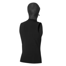 Neoprene T-shirt Top hood 3/2mm, Black