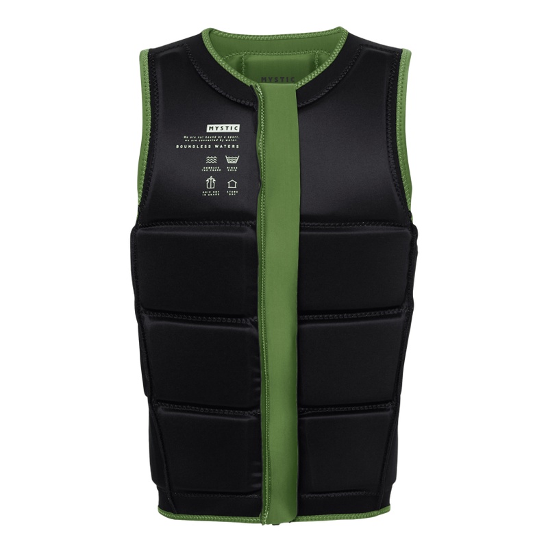 Wake vest Star Impact Vest Fzip Wake CE, Soft Green