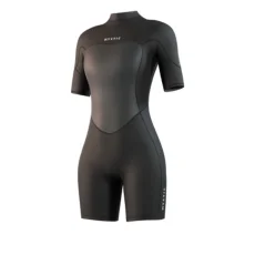 Neoprén Brand Shorty 3/2mm Flatlock Wom Bzip, Black