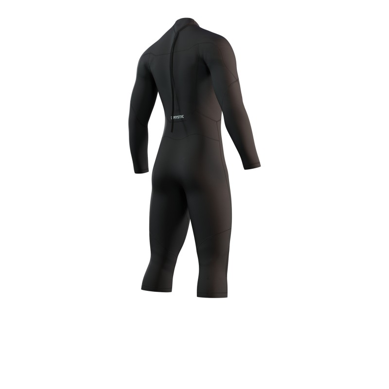 Brand Longarm Shortleg 3/2mm Bzip Flatlock, Black