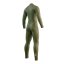 Men's neoprene The One Fullsuit 4/3mm Zipfree, Moss