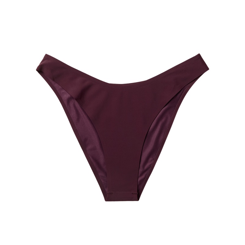 Bikiny Realm Bikini Bottom, Oxblood Red (Velikost 36)