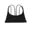 Bodil Strappy Bikini Top, Black - Size: 36