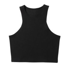 Dámské tričko Crop Singlet, Black (Velikost L)