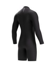 Neopren Brand Fzip 2/2mm Longarm Shorty, Black