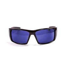 Sportovní brýle na vodu Ocean Aruba Shiny Black, Blue Revo