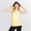 Women's T-shirt Ignite Singlet, Pastel Yellow - Size: S