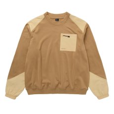 Men's Conflux Crew Sweat, Slate Brown