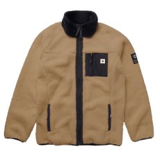 Pánská mikina DTS Teddy Zip thru, Slate Brown