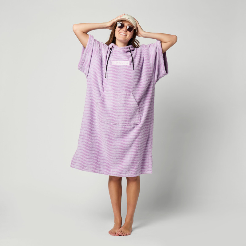 Poncho Jacquard, Pink/Purple