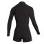 Dámský neoprén Lunar Longarm Shorty 2/2mm Fzip Women, Black