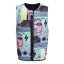 Pánská vesta Outlaw Impact Vest Fzip Wake, White Allover