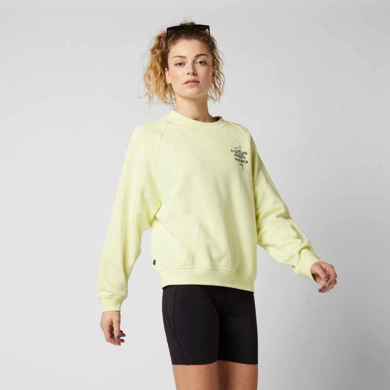 Culture Crew women's sweatshirt, Summer Green - Size: L
