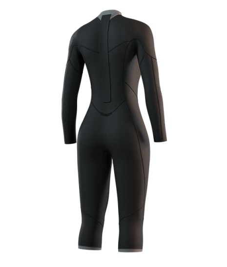 Brand Longarm Shortleg 3/2mm Bzip Wom, Black