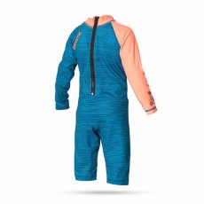 Lycra Star Rash Vest Overall Kids, Coral