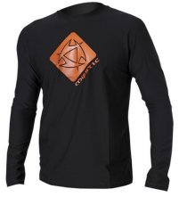 Water T-shirt Star Quick Dry L/S, Black