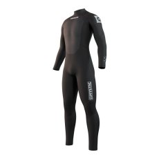 Neoprene Brand Fullsuit 3/2mm Flatlock Bzip, Black