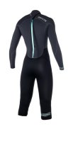 Neoprene Brand Longarm Shortleg 3/2mm Bzip Wom, Black