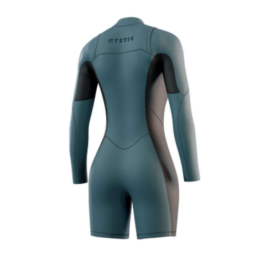 Dámský neopren Haven Longarm Shorty 3/2mm Double Fzip Wom, Teal (Velikost S)