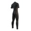 Neoprene Brand Shortarm Bzip 3/2mm Flatlock, Black